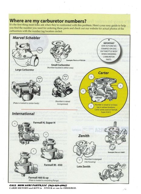 MMTractorParts.com: AR45159 New Carburetor John Deere 3010 3020